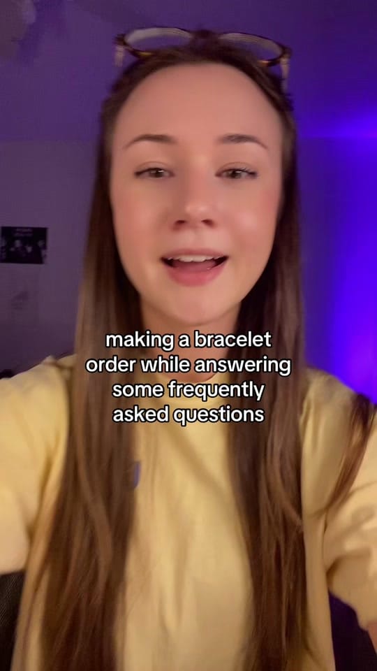 Post 1 by Vacey-Vee | Handmade Bracelets on TikTok (video)