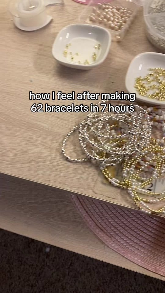 Post 7 by Vacey-Vee | Handmade Bracelets on TikTok (video)