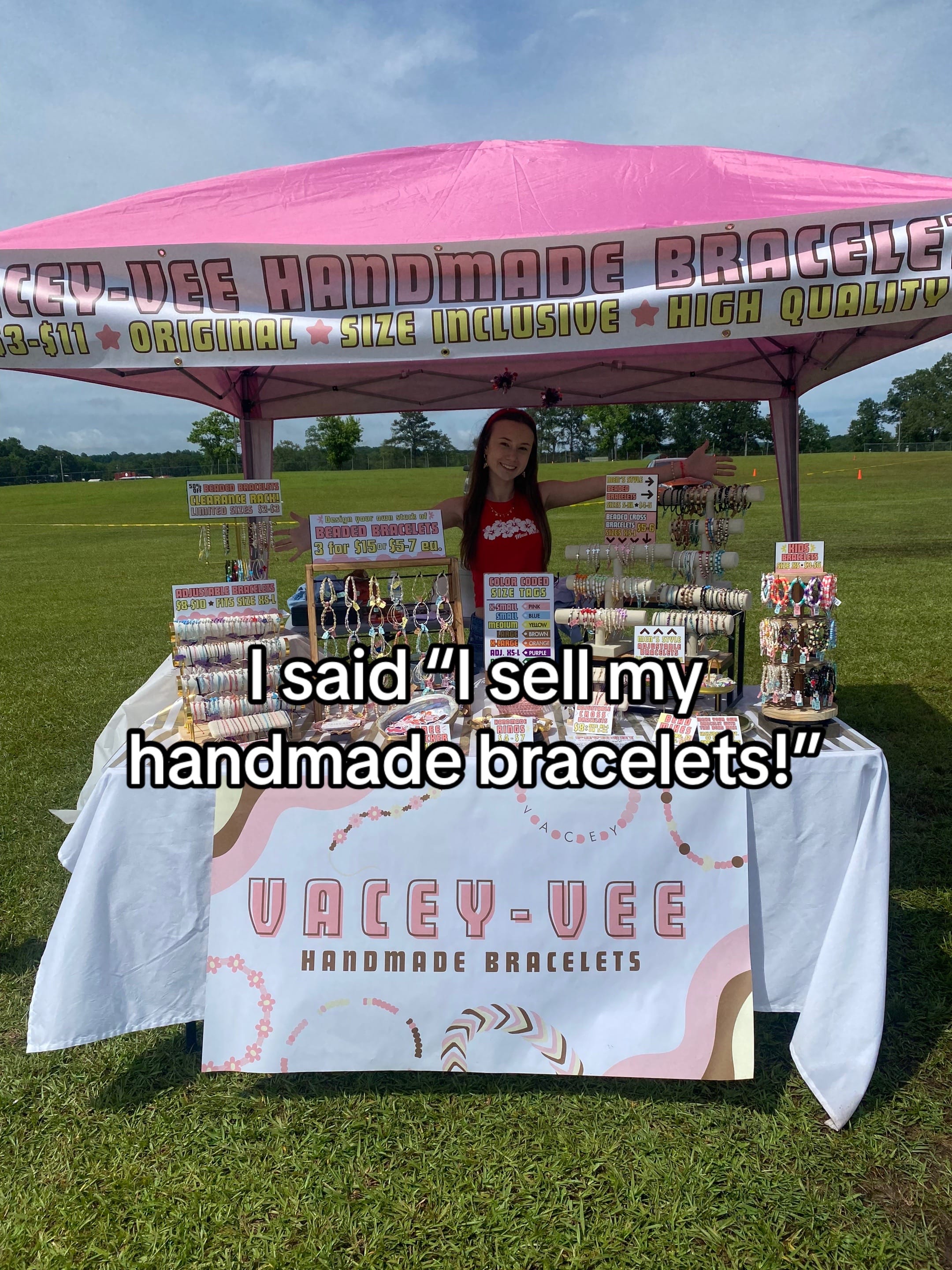 Post 10 by Vacey-Vee | Handmade Bracelets on TikTok (video)