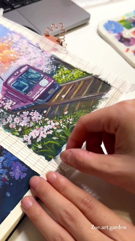 Post 8 by Zoe art garden on TikTok (video)