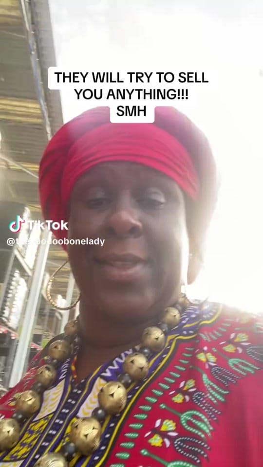 Post 1 by The Voodoo Bone Lady on TikTok (video)