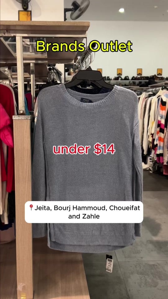 Post 2 by BrandsOutletLebanon on TikTok (video)