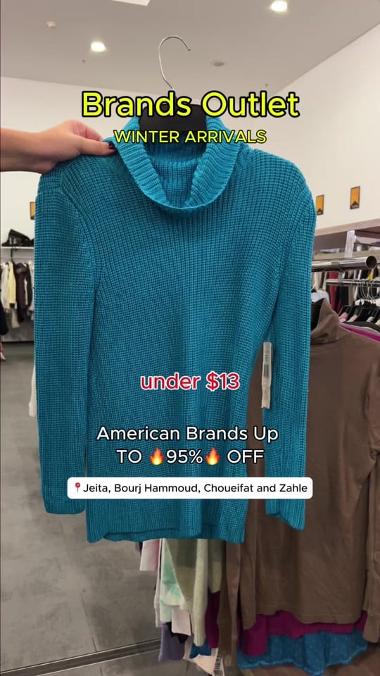 Post 4 by BrandsOutletLebanon on TikTok (video)
