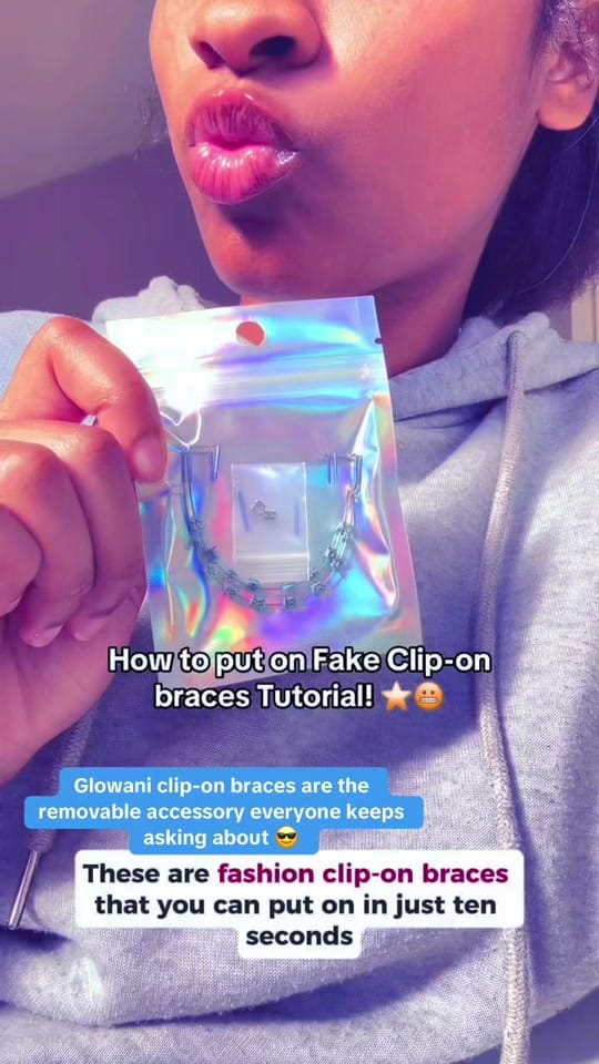Post 1 by Glowani | clip-on braces guru on TikTok (video)