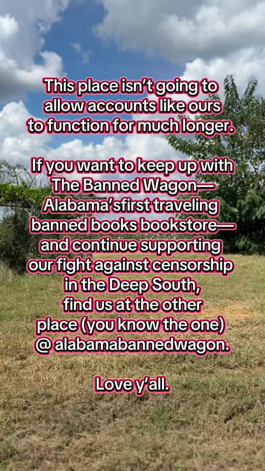 Post 1 by The Banned Wagon on TikTok (video)