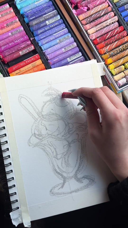 Post 3 by WitchMxm Art on TikTok (video)