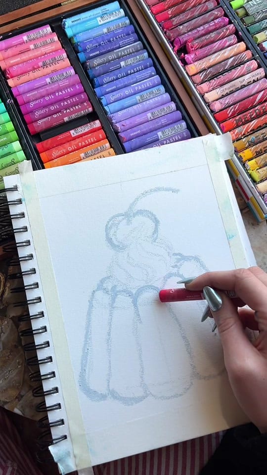 Post 7 by WitchMxm Art on TikTok (video)