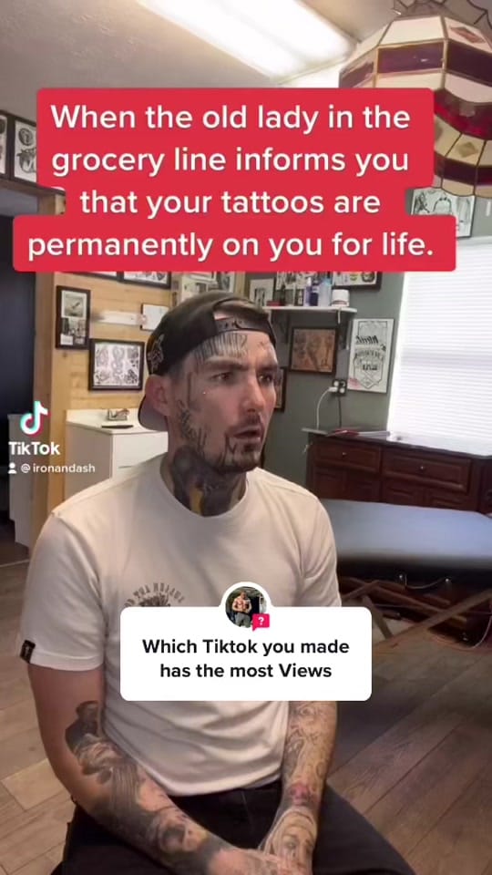 Post 2 by ironandashtattoos on TikTok (video)