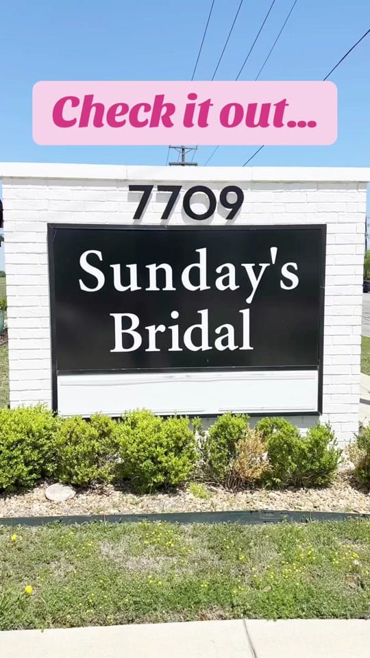 Post 9 by Sunday’s Bridal on TikTok (video)