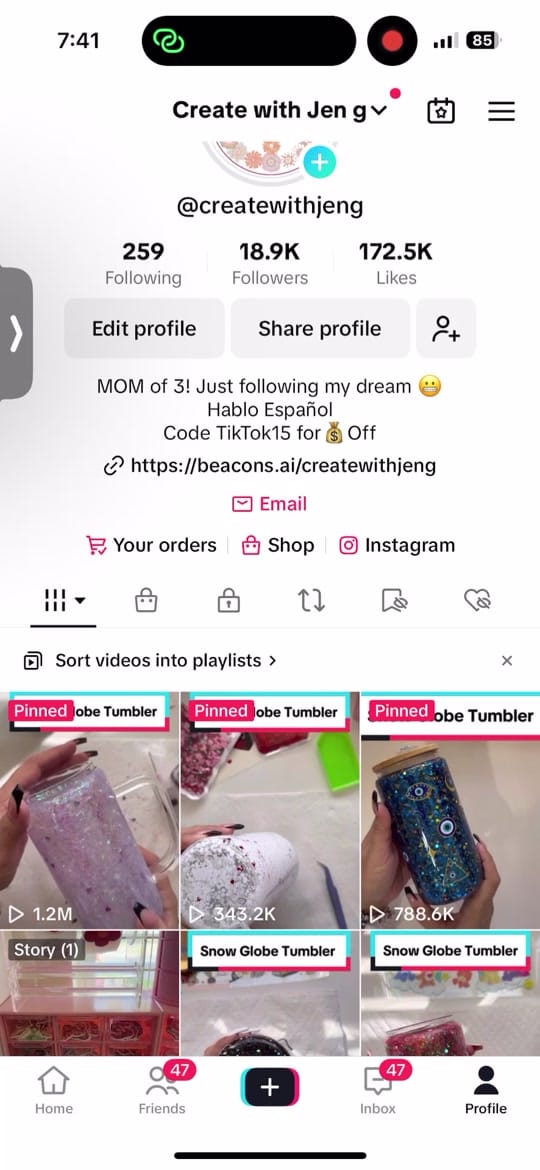 Post 10 by Create with Jen g 💙 on TikTok (video)