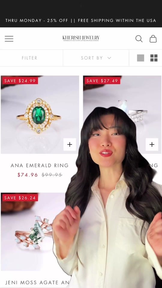 Post 10 by Kherish Jewelry on TikTok (video)