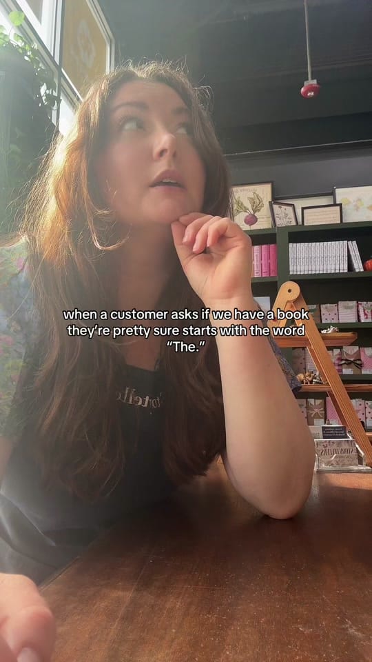 Post 3 by Storytellers Bookshop on TikTok (video)