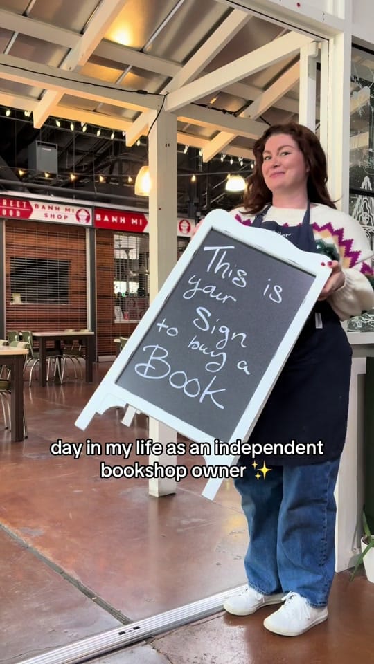 Post 10 by Storytellers Bookshop on TikTok (video)