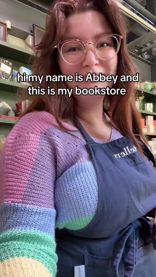 Post 1 by Storytellers Bookshop on TikTok (video)