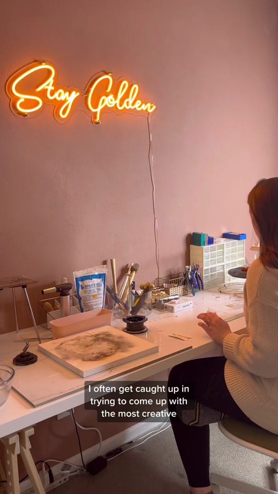 Post 9 by Golden Stone Jewelry on TikTok (video)