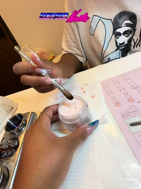 Post 8 by Retro Nails on TikTok (video)