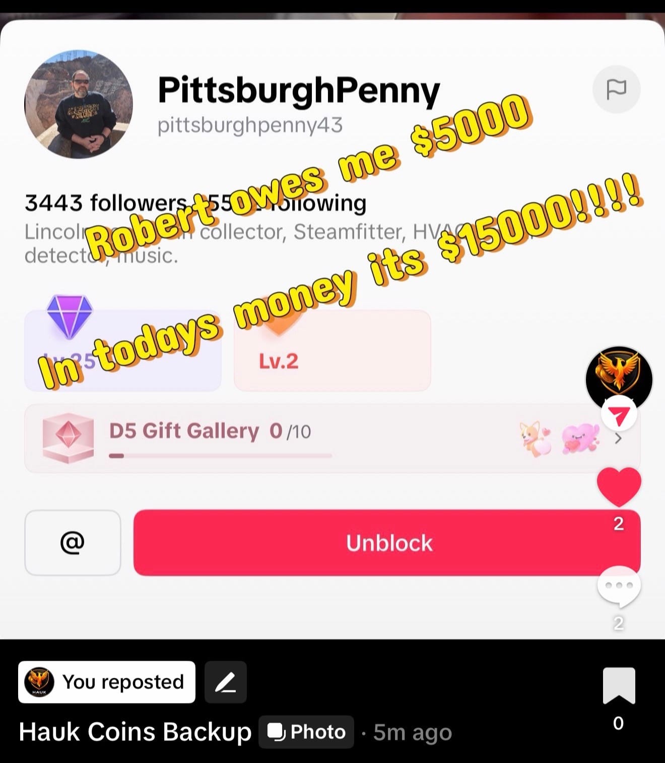 Post 5 by Hauk on TikTok (video)