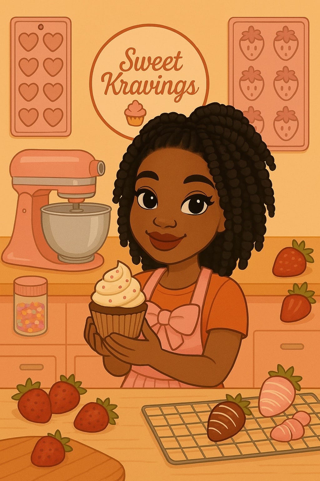 Post 1 by Sweet Kravings Cupcakery on TikTok (video)