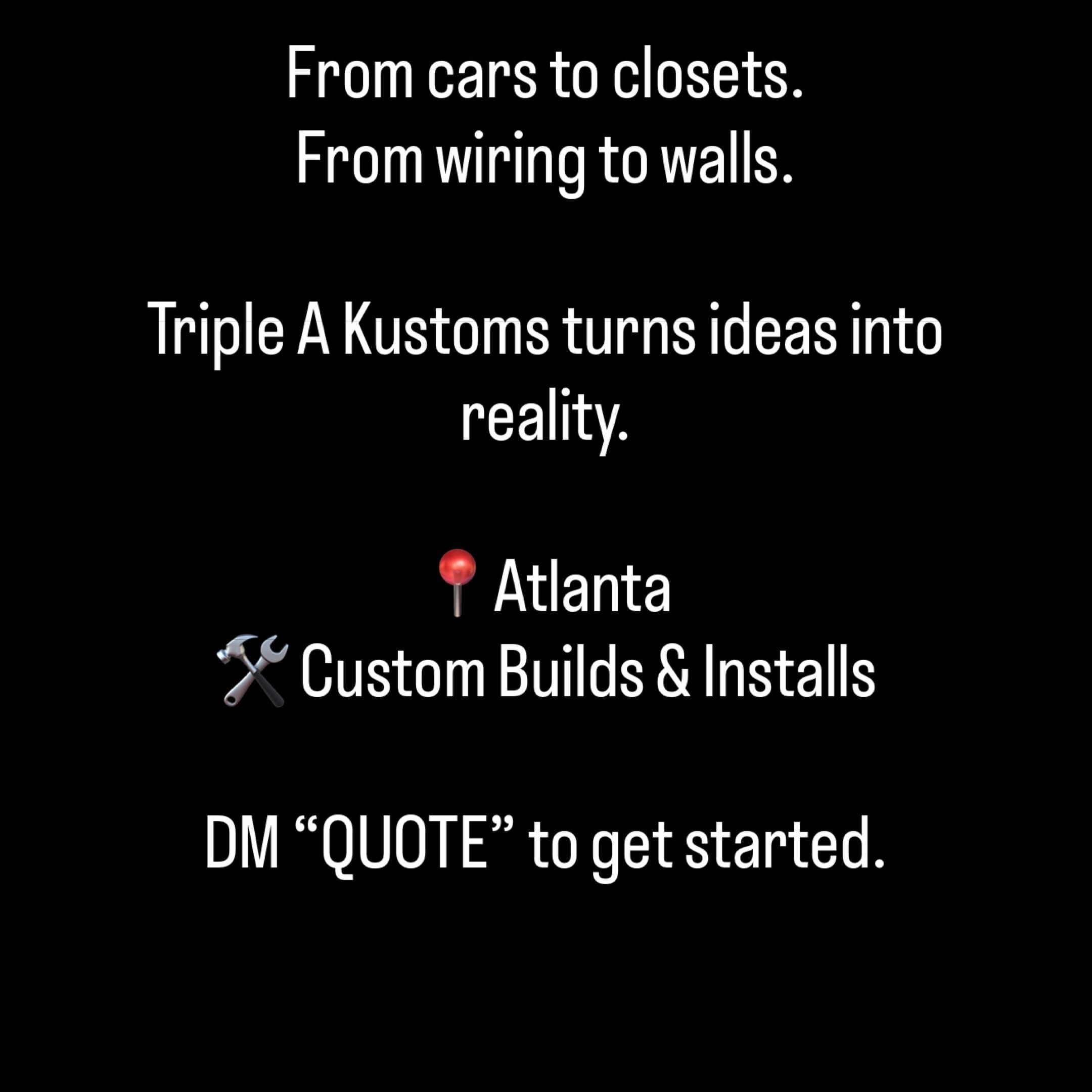 Post 9 by Triple A Kustoms LLC on TikTok (video)