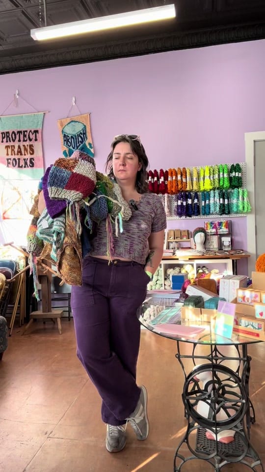Post 4 by Dye Mad Yarns on TikTok (video)
