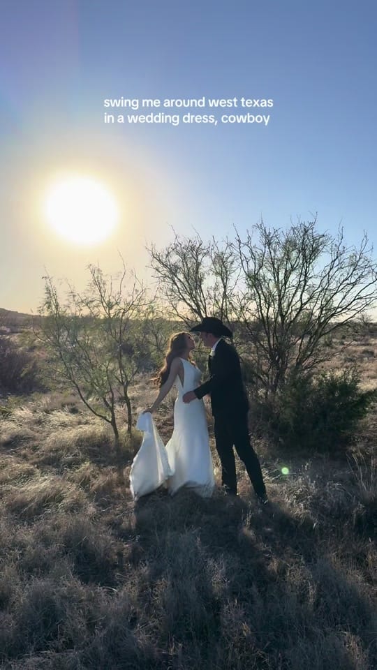 Post 7 by Baleigh | Western Weddings on TikTok (video)