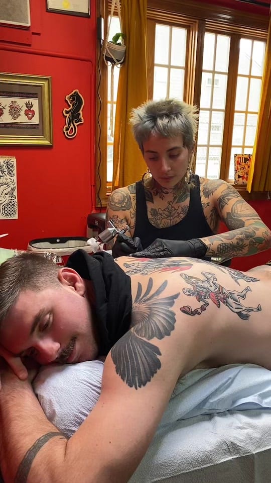 Post 9 by Lucky Dagger Tattoo on TikTok (video)