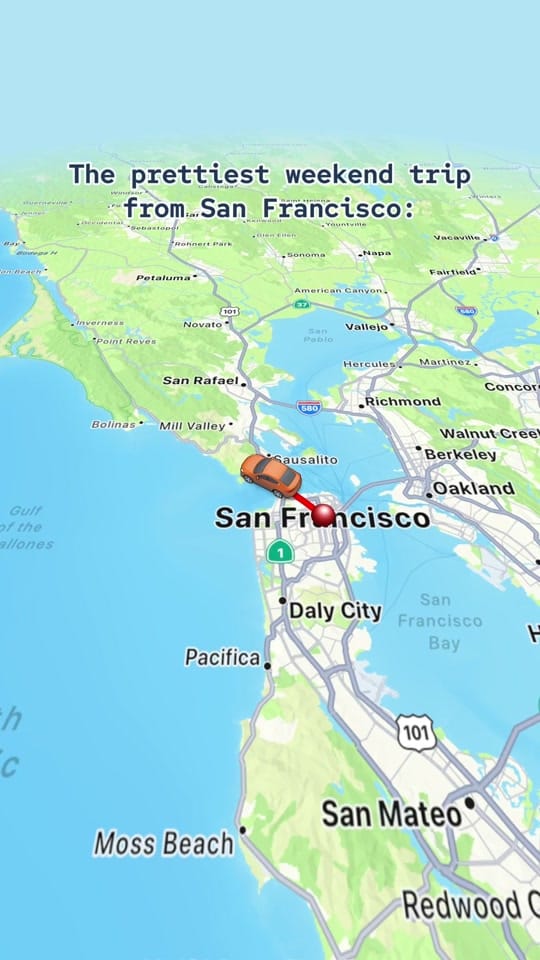 Post 9 by Asya • Travel + California on TikTok (video)