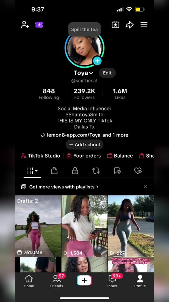 Post 9 by Toya on TikTok (video)