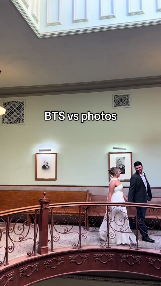 Post 1 by melissa | wedding photographer on TikTok (video)