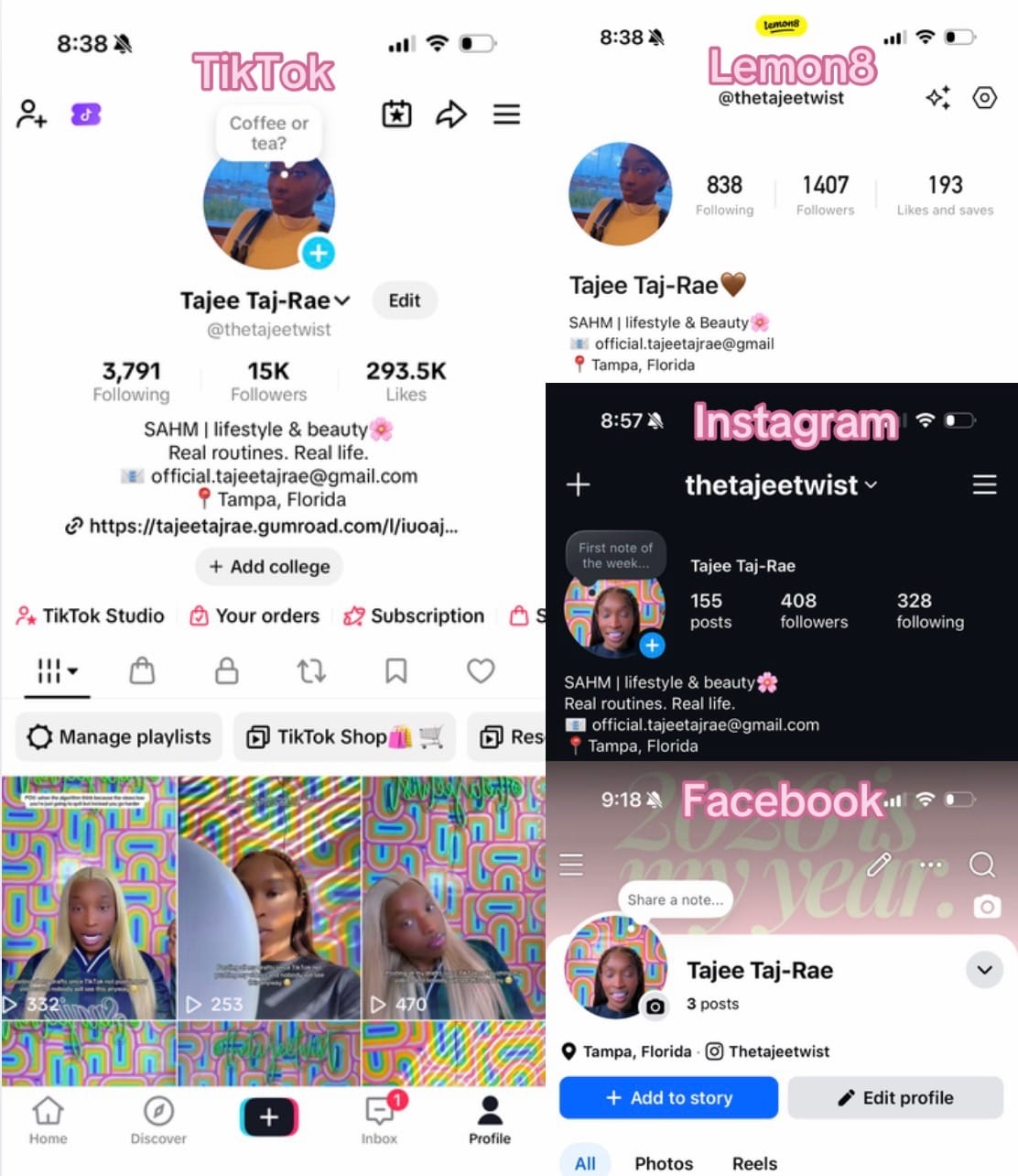 Post 2 by Tajee Taj-Rae🍭 on TikTok (video)