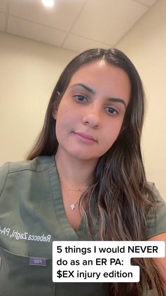Post 10 by Rebecca Z, PA-C on TikTok (video)