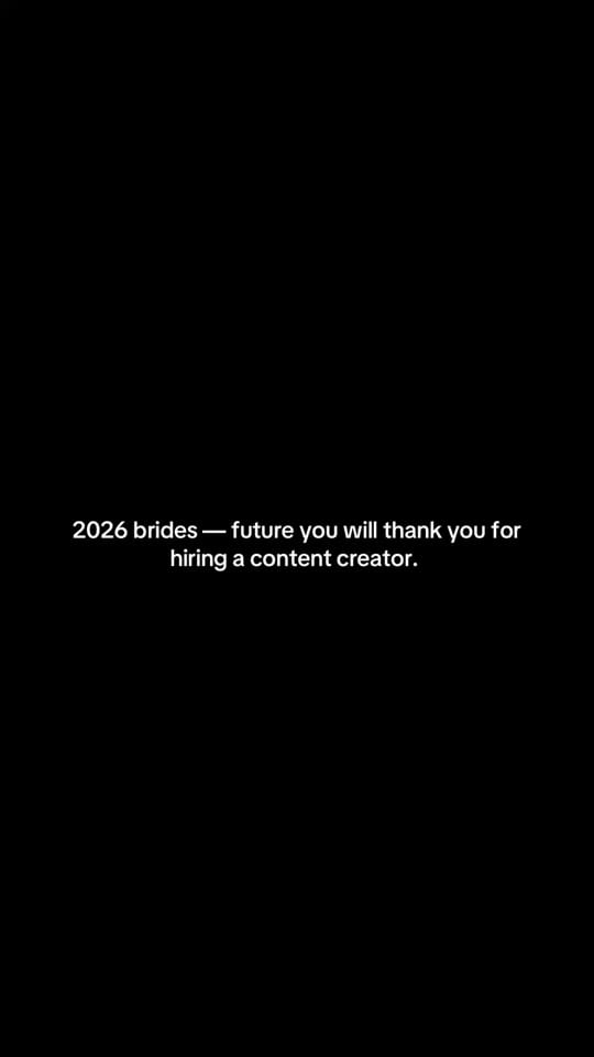 Post 2 by Wedding Content Creator on TikTok (video)
