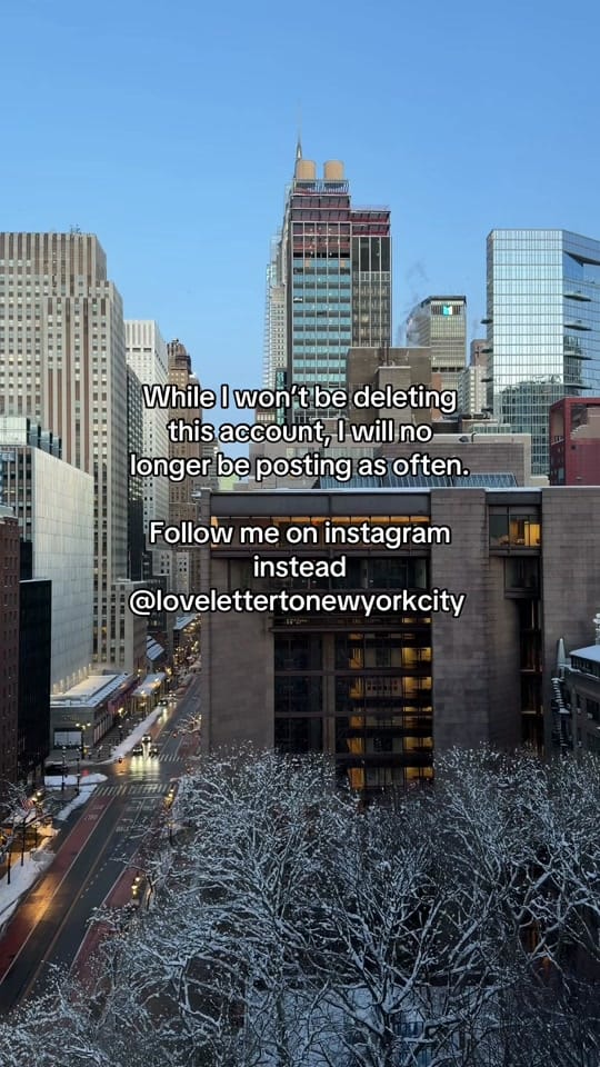 Post 1 by Love Letter to NYC 💌 on TikTok (video)