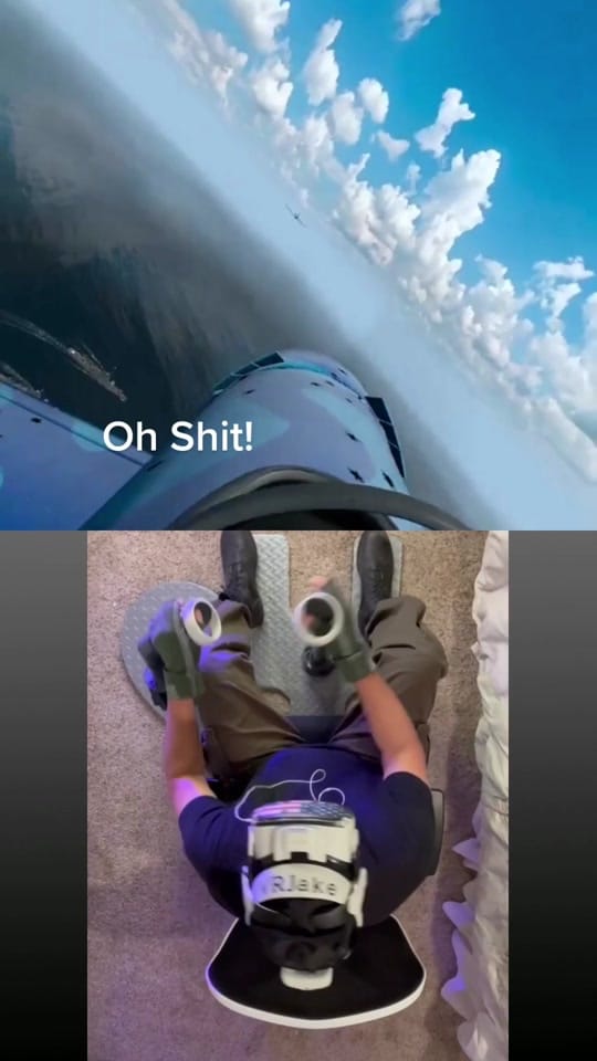 Post 10 by Jakes VR Flight Sim on TikTok (video)