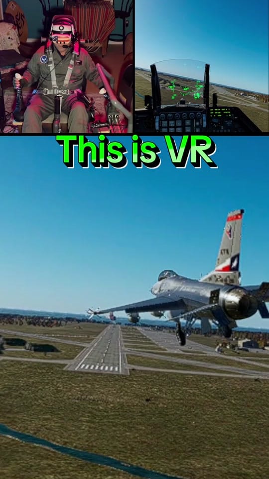 Post 1 by Jakes VR Flight Sim on TikTok (video)