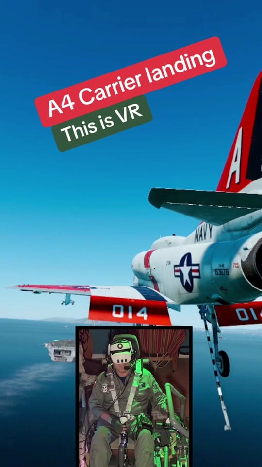 Post 7 by Jakes VR Flight Sim on TikTok (video)