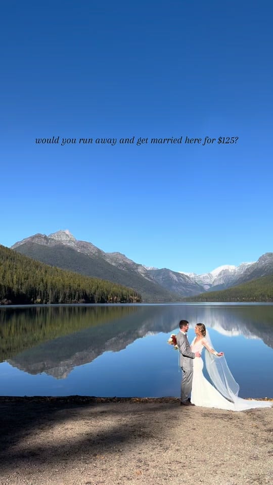 Post 8 by Montana Elopement Photographer on TikTok (video)