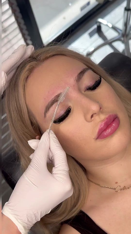 Post 1 by LAS VEGAS BROW ARTIST on TikTok (video)