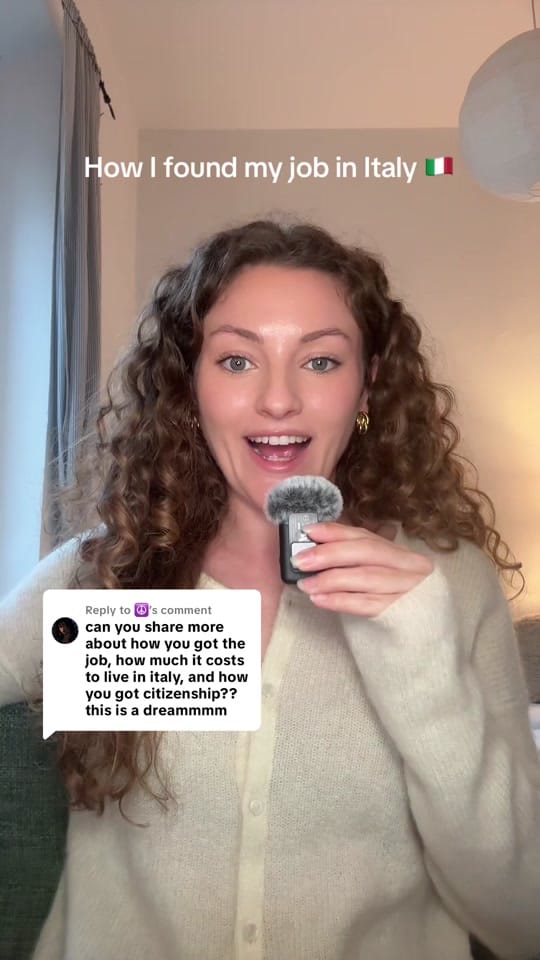 Post 1 by Katie in Italy 🇮🇹 on TikTok (video)
