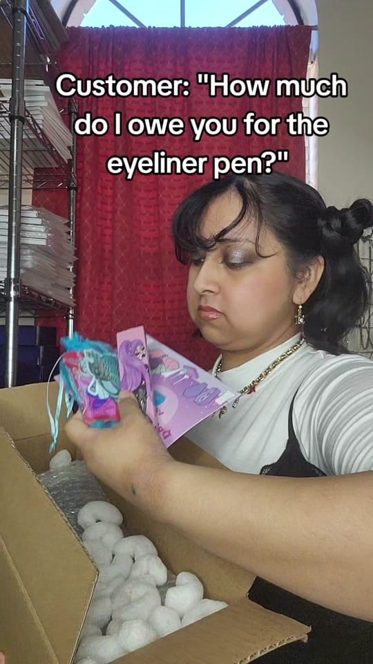 Post 2 by Dazzlemedead cosmetics on TikTok (video)