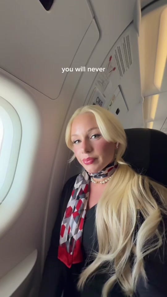Post 9 by Yana✈️Flight Attendant on TikTok (video)