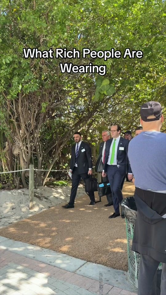 Post 3 by What Rich People Are Wearing on TikTok (video)