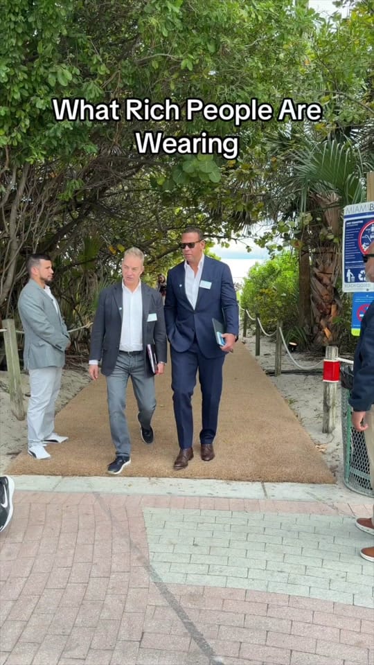 Post 7 by What Rich People Are Wearing on TikTok (video)