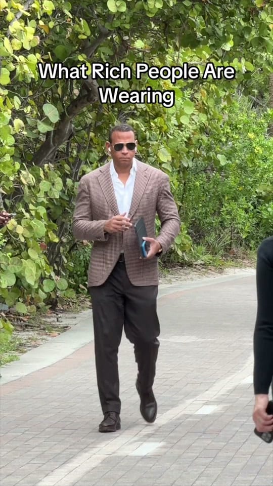 Post 5 by What Rich People Are Wearing on TikTok (video)