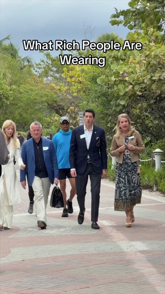 Post 4 by What Rich People Are Wearing on TikTok (video)