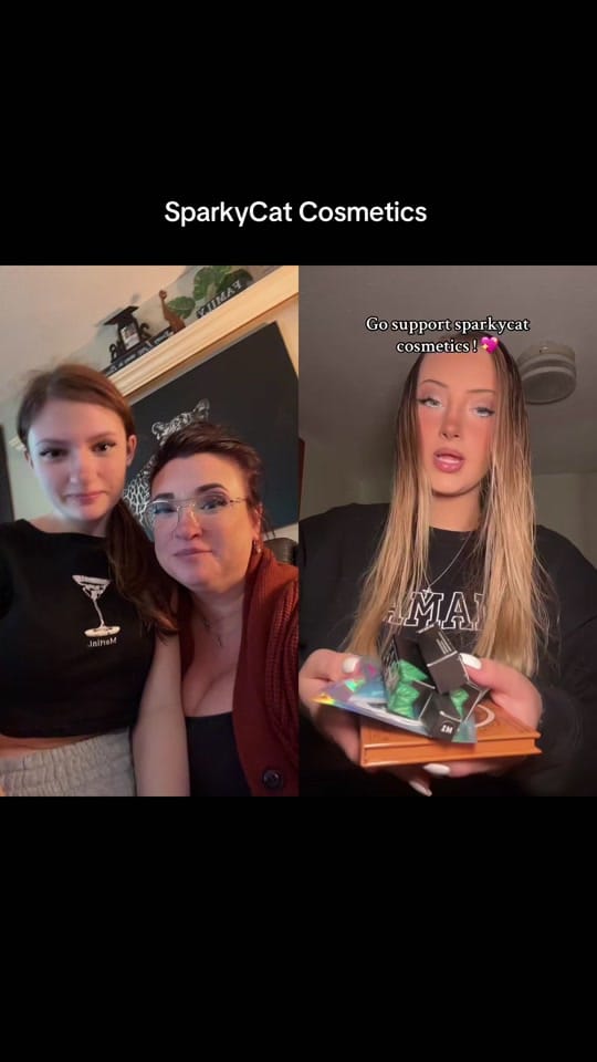 Post 1 by SparkyCat Cosmetics on TikTok (video)