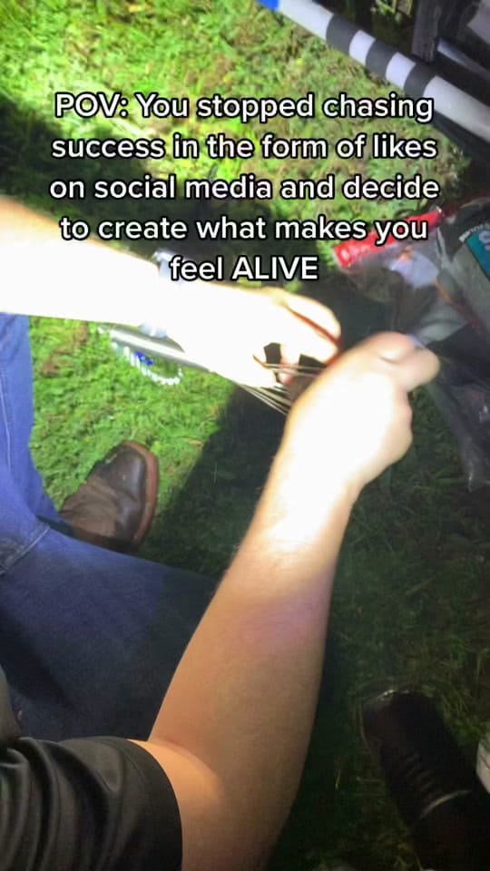 Post 8 by Andrew Weiner - Light Painter on TikTok (video)