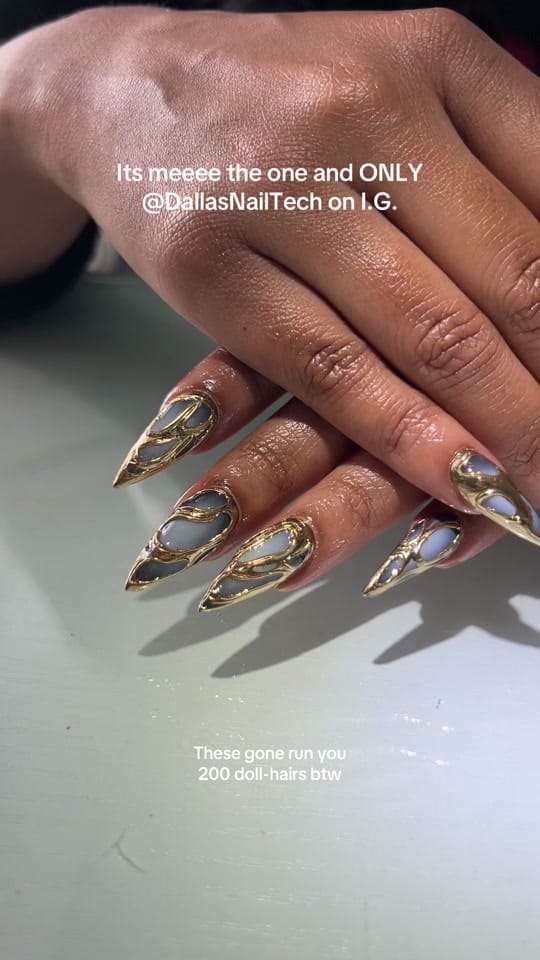 Post 5 by insta: DallasNailTech on TikTok (video)