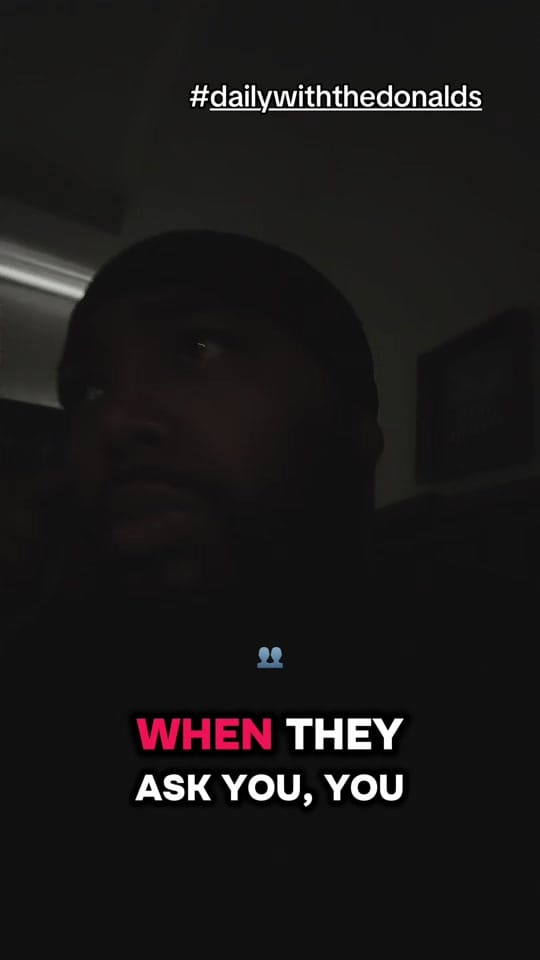 Post 2 by dailywiththedonalds on TikTok (video)