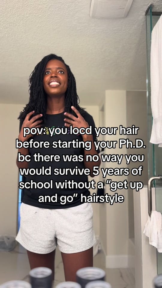 Post 10 by Shelbe | PhD Life + Locs 🎓➰ on TikTok (video)